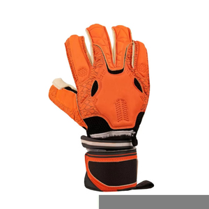 Guantes de fútbol de portero de último diseño con agarre fuerte y protección para los dedos Guantes de fútbol de cuero transpirable - Product Image 2
