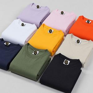 T-shirts solides 180GSM 100% coton matériaux confort prix de gros t-shirts de couleur unie Bangladesh OEM fabricant t-shirts en vrac - Product Image 5