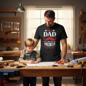 Camiseta Soy Papá y Ingeniero, Nada me Asusta - Product Image 3