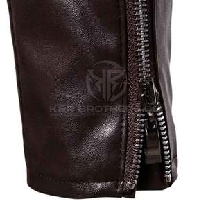 แจ็กเก็ตหนังแฟชั่นสำหรับผู้ชาย, แจ็กเก็ตหนังแฟชั่นฤดูหนาวสไตล์โมเดิร์นลำลองบุนุ่มสบาย - Product Image 6