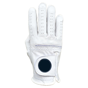 Gants de golf pour hommes OEM, haute qualité, premium, durables, en cuir véritable Cabretta, imperméables, antidérapants, pour usage sportif - Product Image 4