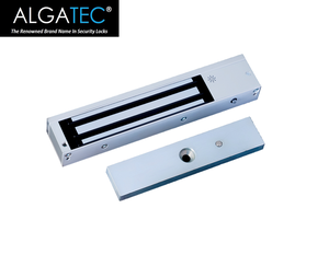 Cerradura Magnética de Montaje en Superficie Única ALGATEC de 600 Libras con Función de Retardo de Temporizador y Zumbador - Product Image 1