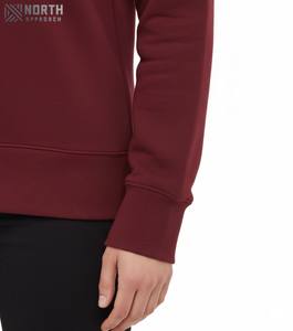 Sweat à capuche pull-over de haute qualité pour hommes sweat-shirt d'été en coton éponge française solide tissé lavé à la pierre - Product Image 3