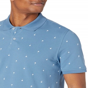 Jersey de piqué de rendimiento táctico de manga corta de secado rápido para hombre, camisa de golf de poliéster de punto para polos - Product Image 6