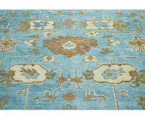 Alfombra Oushak turca tradicional hecha a mano 9x12 Color apagado antiguo Tamaño y color personalizables para picnics - Product Image 4