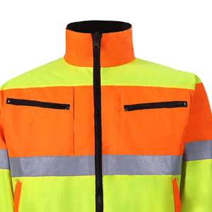 Vêtements de travail de protection de sécurité haute visibilité personnalisés veste imperméable veste de sécurité de construction Offre Spéciale à vendre - Product Image 6