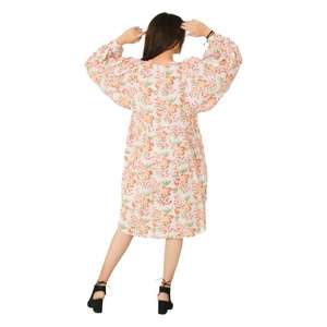 Tuniques en coton Boho Hippie avec robe d'été imprimée en dentelle avec manches tissées durable et lavable - Product Image 6