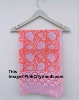 Pareo de algodón bohemio hecho a mano sin tirantes para mujer, con estampado floral, ideal para el verano, ecológico.