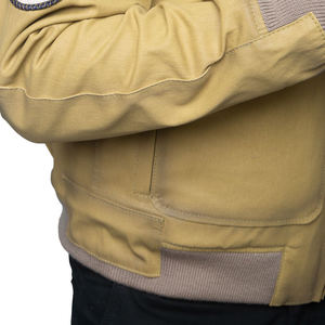 2025 nouveau Design hommes col montant Bomber veste en cuir décontracté en cuir moto Bomber veste vêtements d'extérieur manteau avec poche à fermeture éclair - Product Image 4