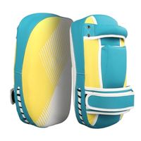 Cibles de frappe de boxe Muay Thai personnalisées en PVC et cuir PU, avec maille respirante, sangles de bras réglables, durables et écologiques, pour une protection optimale.