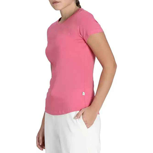 Camiseta de cuello redondo para mujer, Camiseta 100% de algodón con logotipo personalizado - Product Image 2