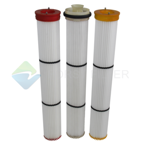 Filtre à air pour extracteur de poussière de silo à ciment industriel FORST, fabricant de filtres HEPA CE ISO, filtre à sac plissé en PTFE <span class=keywords><strong>hydrofuge</strong></span> et oléofuge - Product Image 2