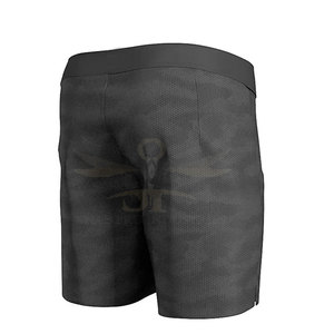 Short MMA pour hommes le plus vendu, taille élastique, style sportif avec motif solide, séchage rapide et respirant, concevez votre propre modèle - Product Image 4