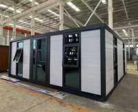 20/40 pieds Fourniture d'usine Extensible Personnalisé Maison préfabriquée Conteneur Petite Maison préfabriquée cabine pod mobile