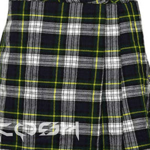 Kilt traditionnel en tartan pour hommes noirs et blancs Scottish Highland Wear | Kilts à carreaux personnalisés avec boucles réglables OEM disponible - Product Image 4