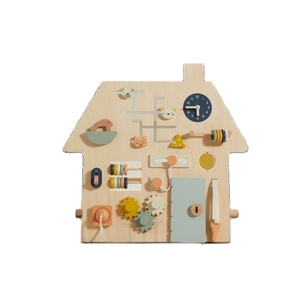 Asweets bordo personalizzato <span class=keywords><strong>1</strong></span> 2 3 anni bambino personalizzato Montessori bordo in legno giocattolo <span class=keywords><strong>regalo</strong></span> di natale per bambini bambini occupato a bordo - Product Image 1