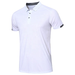Nouvelle conception, haute qualité, logo personnalisé, broderie sur le devant, impression, 100% coton, anti-rides, manches courtes, fermeture éclair, chemise pour homme - Product Image 1
