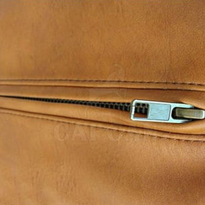 Chaleco de cuero de invierno para hombre personalizado de la mejor calidad, duradero, impermeable, superventas, diseño superior para uso en exteriores, decoración con botones y logotipo - Product Image 5