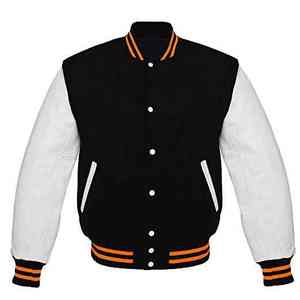 Chenille Patch bordado Letterman chaqueta 100% lana Vintage Custom Color Bomber CollegeBaseballjacket para hombres - Product Image 3