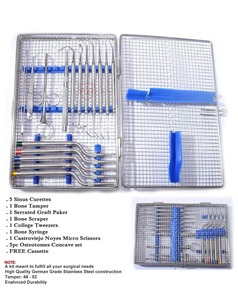 Juego de implantes dentales para cirugía oral Material de acero inoxidable Calidad Premium Precio adecuado - Product Image 5