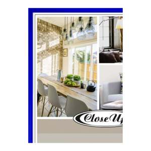 กรอบรูปขนาด 50 x 70 ซม. แบบกำหนดเอง สีเงิน พร้อมกระจกพลาสติก วัสดุ MDF PS สำหรับแขวนผนัง ของขวัญ สีฟ้า - Product Image 3