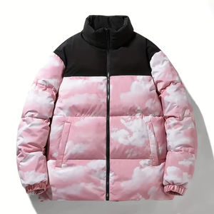 Chaqueta acolchada de burbujas de invierno de alta calidad para hombre, superventas, de cuero ligero regular con decoración de piel, calidez para exteriores - Product Image 1