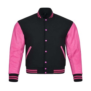 Chaqueta bordada con parche de chenilla personalizada al por mayor, chaqueta de béisbol Bomber, chaqueta universitaria - Product Image 1