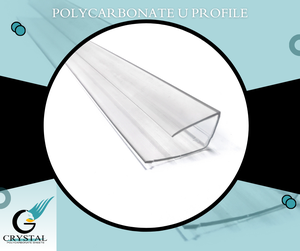 Perfiles de Plástico Ecológicos y Duraderos de Policarbonato Cristalino en Forma de U con Garantía de Más de 5 Años para Diversas Aplicaciones - Product Image 1