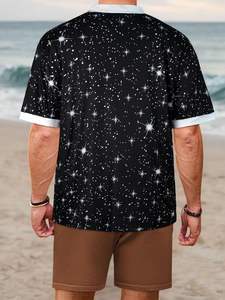 Camisetas Polo de verano personalizables para hombre, camisetas de manga corta de poliéster y algodón con patrón liso y logotipo personalizable - Product Image 6