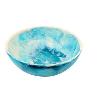 Tazón de resina para servir ensalada hecho a mano de resina brillante, tazón de comida de resina para uso decorativo en el hogar y restaurantes - Product Image 6