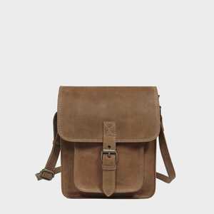 กระเป๋าพาดลำตัวหนังแท้ลายวินเทจคุณภาพระดับพรีเมียมกระเป๋าสะพายไหล่ปรับได้เสื้อทรงเรขาคณิตแบบพกพาสไตล์อังกฤษ - Product Image 3