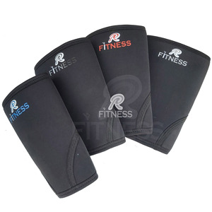 RC Fitness Wear ปลอกรัดเข่าแบบยูนิเซ็กซ์ 7 มม. ระบายอากาศได้ดี ทำจากนีโอพรีน ช่วยพยุงเข่าอย่างดี เหมาะสำหรับการออกกำลังกาย ยกน้ำหนัก ซิวท์หนัก และการออกกำลังกายในยิม - Product Image 2
