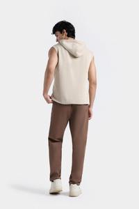 Camiseta Deportiva Personalizada al por Mayor para Hombre, Camiseta sin Mangas con Capucha para Gimnasio, Chaleco con Cordón, Secado Rápido, Camiseta Corta para Entrenamiento Físico - Product Image 4