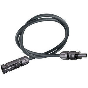 Câble d'extension Staubli 3 pieds pour MC4, certifié UL 59014726-0098UL, conducteur en cuivre mâle-femelle - Product Image 1