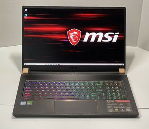 Para <span class=keywords><strong>MSI</strong></span> GS75 Stealth 9SG, Portátil para Juegos de 17.3 Pulgadas y 240 Hz con I7-9750H, 32 GB de RAM, 1 TB, RTX2080, W10H - Producto de Calidad - Product Image 3