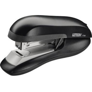 เครื่องเย็บกระดาษแบบแบน Rapid F30 สำหรับเย็บกระดาษ 30 แผ่น (80 กรัม/ตร.ม.) ความจุ 24/6/26/6 พลาสติก/โลหะ สีดำ สำหรับ Rapid - Product Image 1