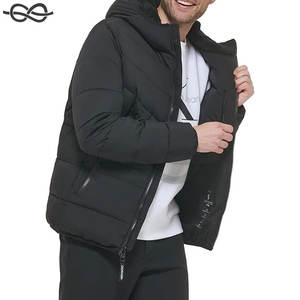 Veste bouffante avant pour hommes manteau d'hiver léger et chaud fermeture à pression design matelassé élégant coque extérieure résistante à l'eau - Product Image 6