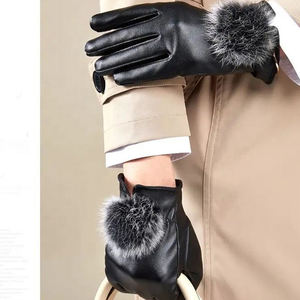 Profesional de diseño personalizado al por mayor OEM ODM cuero dedo completo moda cuero guantes de invierno - Product Image 3