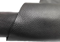 Kain Kulit Asli Organik 1.1-1.3mm Bermotif Geometris Litchi untuk Kerajinan Koper, Sepatu, Furnitur, Sofa, Sabuk Rumah, Tas Tangan
