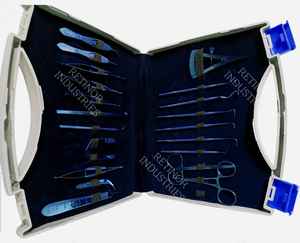 Ensemble d'instruments de chirurgie striée instruments pour les yeux chirurgie de la cataracte ophtalmologie micro instruments ciseaux - Product Image 4