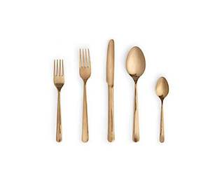 Noir Gleam Ensemble de couverts design Couverts modernes en acier inoxydable avec poignée élégante pour un dîner et un hébergement élégants - Product Image 6