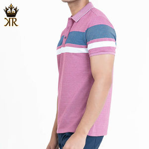 Camiseta Casual de Algodón 100% de Calidad para Hombre, Diseño Personalizado, Elegante, a Rayas, Manga Corta, Cuello Redondo, Corte Ajustado - Product Image 3