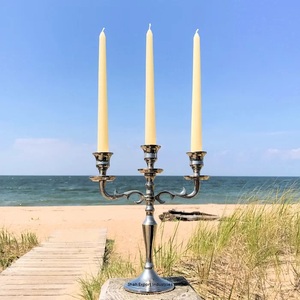 Unique Design Aluminum 3-Arm Silver Plated Eco-Friendly Handmade <b>Candelabra</b> for Home Wedding Christmas Tabletop Decoration - Product Image 6