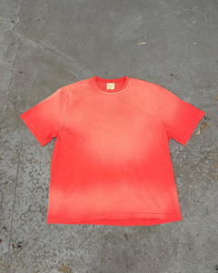 Conjunto de pantalones cortos desteñidos al sol de algodón 100% de alta calidad, Camiseta de cuello redondo, ropa deportiva de dos piezas, conjuntos de pantalones cortos con estampado de logotipo personalizado para hombre - Product Image 6