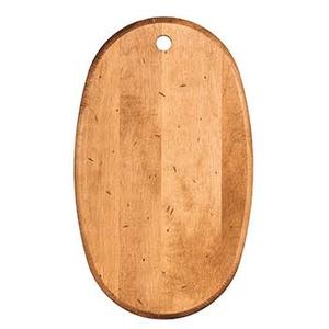 Tabla de charcutería de madera de acacia natural de primera calidad con borde vivo con mango redondo, tabla de servir y cortar única a bajo precio - Product Image 6