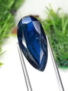 Rare Found 100% Natural brillante azul índigo cianita forma de pera corte facetado suelto genuino fabricación de joyas piedras preciosas a precios a granel - Product Image 3