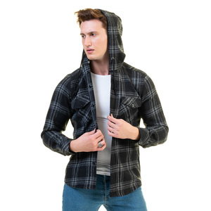 NEW High Quality Vintage <b>Mens</b> <b>Flannel</b> <b>Jacket</b> Big Size Plaid Heavy Lined Sherpa <b>Flannel</b> Shirt <b>Jacket</b> for <b>Men</b> Made in Turkey - Product Image 2