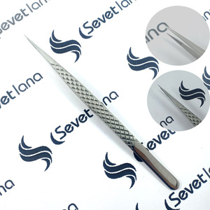 Custom Logo Bulk Private Label Precision Anti-Static Lash <b>Extensions</b> Tweezers Set Gold Finish Stainless Steel Box Curved - Product Image 3