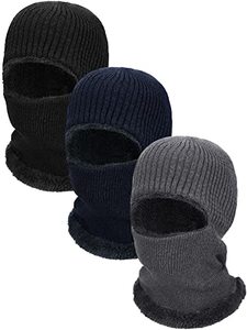 Pasamontañas de Invierno Geyoga de 3 Piezas para Hombre/Mujer, Tejido Cálido de Forro Polar, Cubre Rostro Completo, Transpirable/Impermeable y Resistente al Viento - Product Image 1