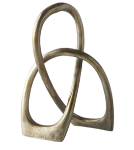 Ornements décoratifs créatifs en métal de meilleure qualité Bague finie en or Artisanat en métal artisanal Décoration intérieure Vaisselle Sculpture - Product Image 6